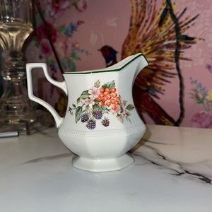 Johnson Brothers "Fresh Fruit" Pattern Milk Creamer Porcelain